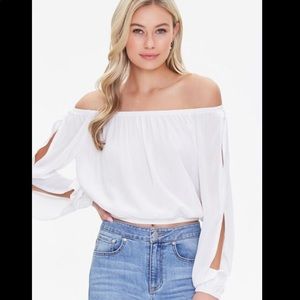 Forever 21 split sleeve blouse